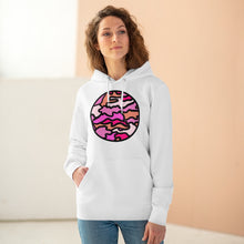 Load image into Gallery viewer, PINK CAMO 85% organic cotton unisex cruiser hoodie