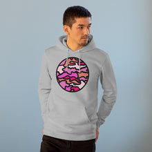 Load image into Gallery viewer, PINK CAMO 85% organic cotton unisex cruiser hoodie
