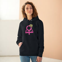 Load image into Gallery viewer, Female power 85% organic cotton unisex cruiser hoodie