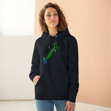 Load image into Gallery viewer, Earth versus Corona virus 85% organic cotton unisex cruiser hoodie
