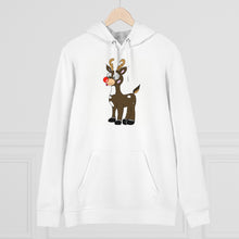 Load image into Gallery viewer, One Happy Reindeer! 85% organic cotton unisex cruiser hoodie