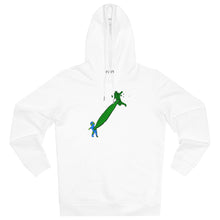 Load image into Gallery viewer, Earth versus Corona virus 85% organic cotton unisex cruiser hoodie