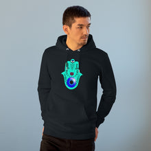 Load image into Gallery viewer, Fatimas hand 85% organic cotton unisex cruiser hoodie