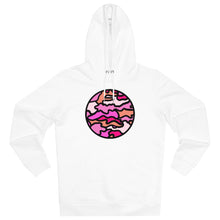 Load image into Gallery viewer, PINK CAMO  85% organic cotton unisex cruiser hoodie
