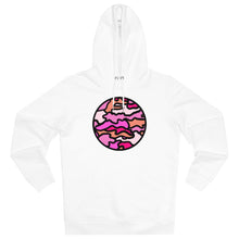 Load image into Gallery viewer, PINK CAMO 85% organic cotton unisex cruiser hoodie
