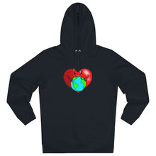 Load image into Gallery viewer, Love the earth 85% organic cotton unisex cruiser hoodie