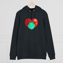 Load image into Gallery viewer, Love the earth 85% organic cotton unisex cruiser hoodie