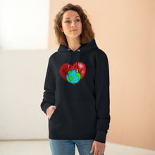 Load image into Gallery viewer, Love the earth 85% organic cotton unisex cruiser hoodie