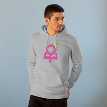 Load image into Gallery viewer, Female power 85% organic cotton unisex cruiser hoodie
