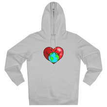 Load image into Gallery viewer, Love the earth 85% organic cotton unisex cruiser hoodie
