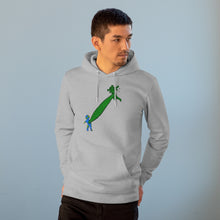 Load image into Gallery viewer, Earth versus Corona virus 85% organic cotton unisex cruiser hoodie