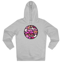 Load image into Gallery viewer, PINK CAMO 85% organic cotton unisex cruiser hoodie