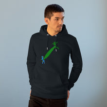 Load image into Gallery viewer, Earth versus Corona virus 85% organic cotton unisex cruiser hoodie