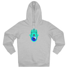 Load image into Gallery viewer, Fatimas hand 85% organic cotton unisex cruiser hoodie