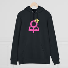 Load image into Gallery viewer, Female power 85% organic cotton unisex cruiser hoodie