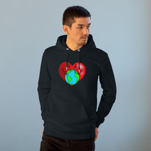 Load image into Gallery viewer, Love the earth 85% organic cotton unisex cruiser hoodie