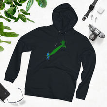 Load image into Gallery viewer, Earth versus Corona virus 85% organic cotton unisex cruiser hoodie