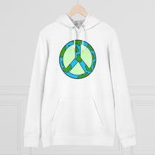 Load image into Gallery viewer, Peace and Earth 85% organic cotton unisex cruiser hoodie