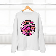 Load image into Gallery viewer, Pink Camo! Unisex Crew Neck Sweatshirt