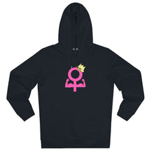 Load image into Gallery viewer, Female power 85% organic cotton unisex cruiser hoodie