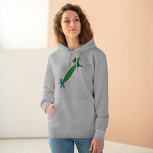 Load image into Gallery viewer, Earth versus Corona virus 85% organic cotton unisex cruiser hoodie
