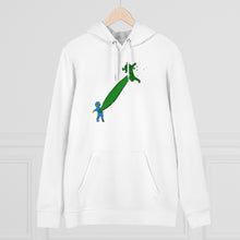 Load image into Gallery viewer, Earth versus Corona virus 85% organic cotton unisex cruiser hoodie