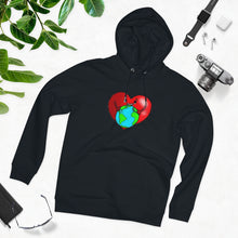 Load image into Gallery viewer, Love the earth 85% organic cotton unisex cruiser hoodie