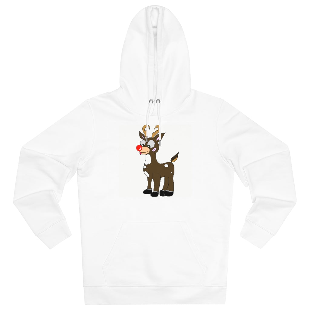 One Happy Reindeer!  85% organic cotton unisex cruiser hoodie