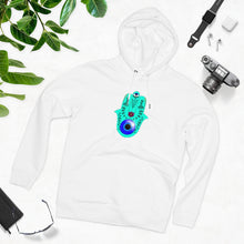 Load image into Gallery viewer, Fatimas hand 85% organic cotton unisex cruiser hoodie
