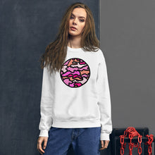 Load image into Gallery viewer, Pink Camo Unisex Sweatshirt
